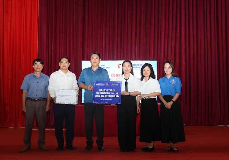 Học viện Tư pháp tổ chức thiện nguyện tại xã vùng cao Nậm Nèn, tỉnh Điện Biên